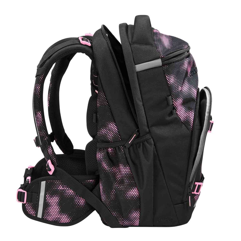 Coocazoo Byte Pink Illusion Schulrucksack Set 3tlg.