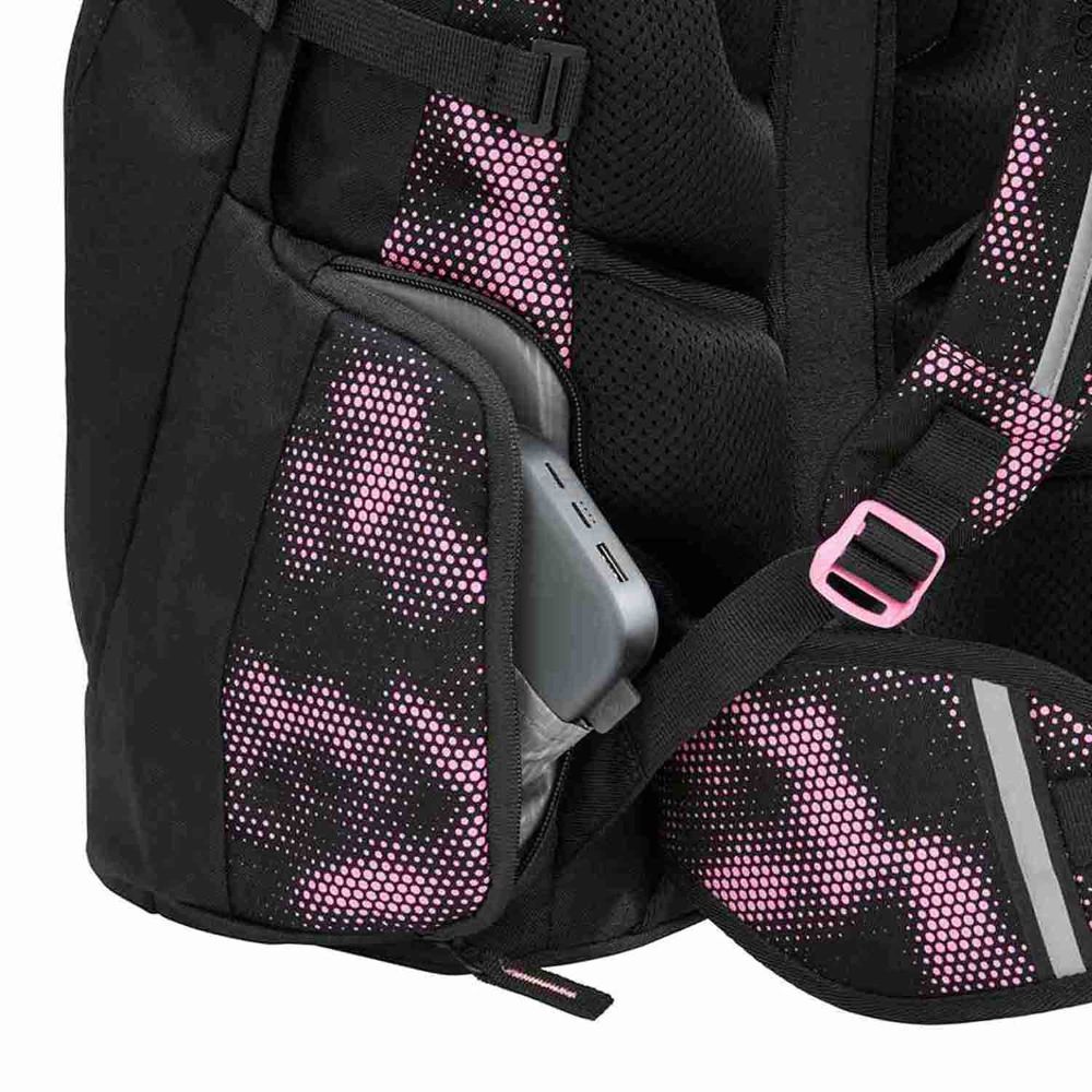 Coocazoo Byte Pink Illusion Schulrucksack Set 3tlg.