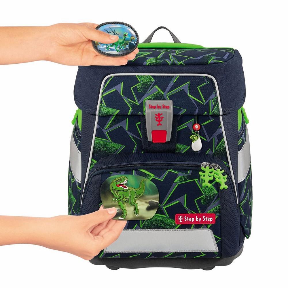 Step by Step Space Wild T-Rex Taro Schulranzen Set 5tlg.