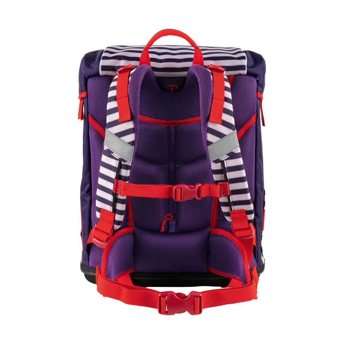 Scout Sunny Happy Stripes Schulrucksack Set 4tlg.