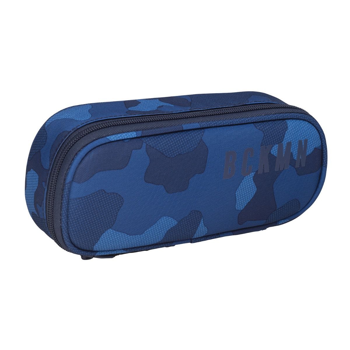 Beckmann Sport Junior ovale Federmappe Camo Blue