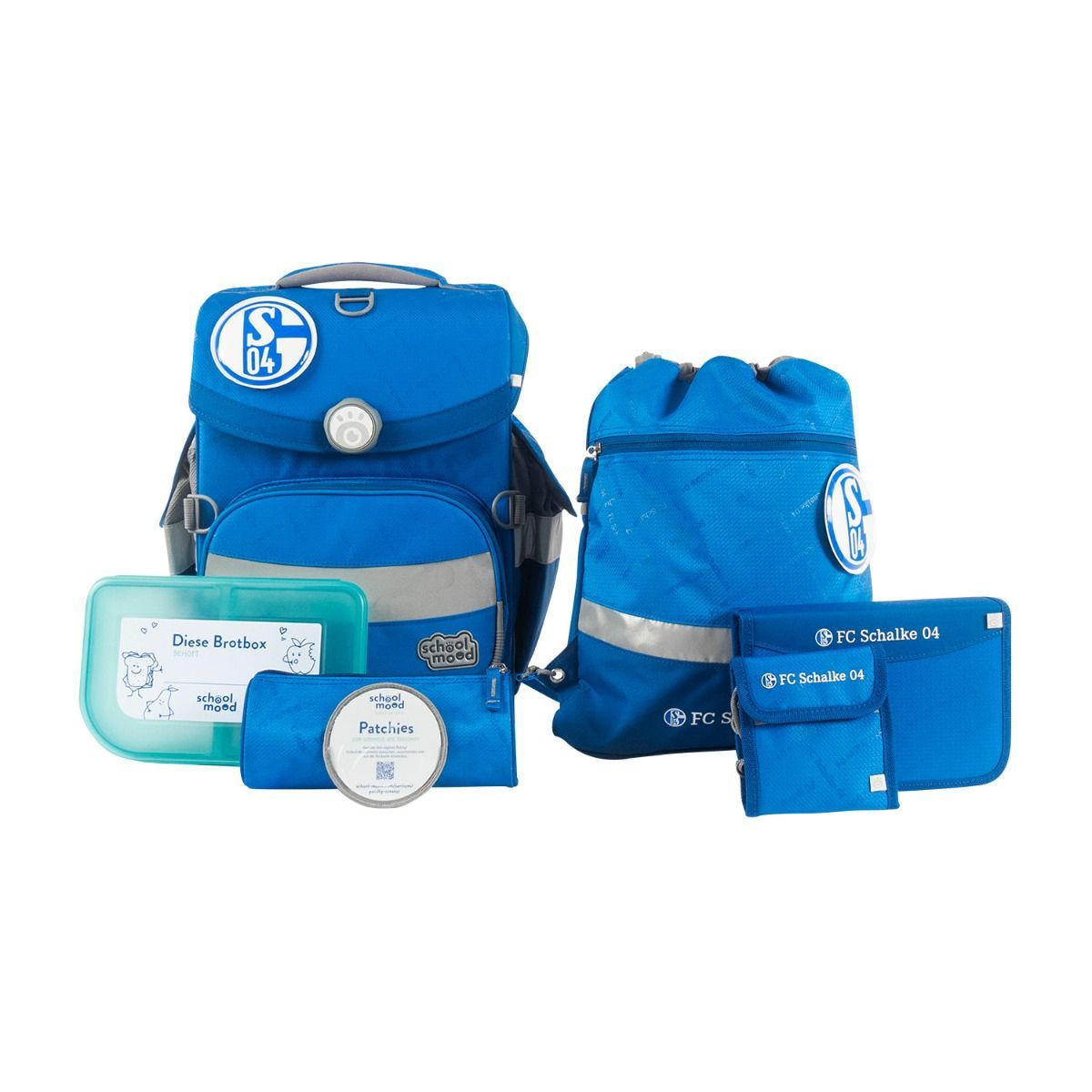 School Mood Timeless Air Schalke 04 Limited Edition Schulranzen Set 7tlg.