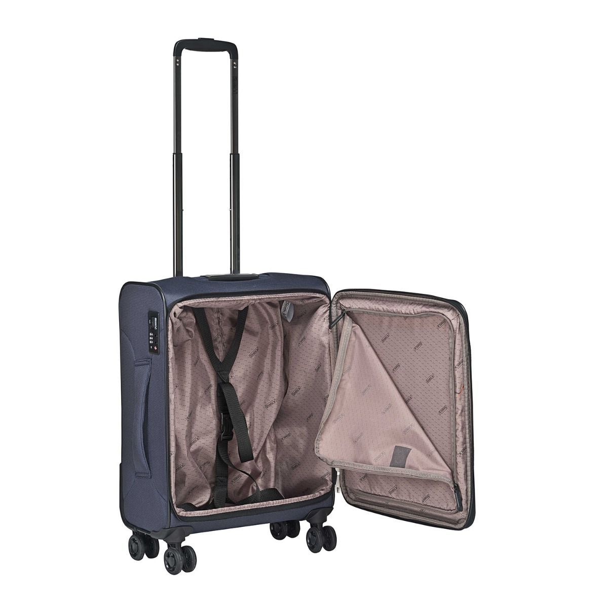 Stratic Bendigo Light Navy 4-Rollen Trolley S 55cm