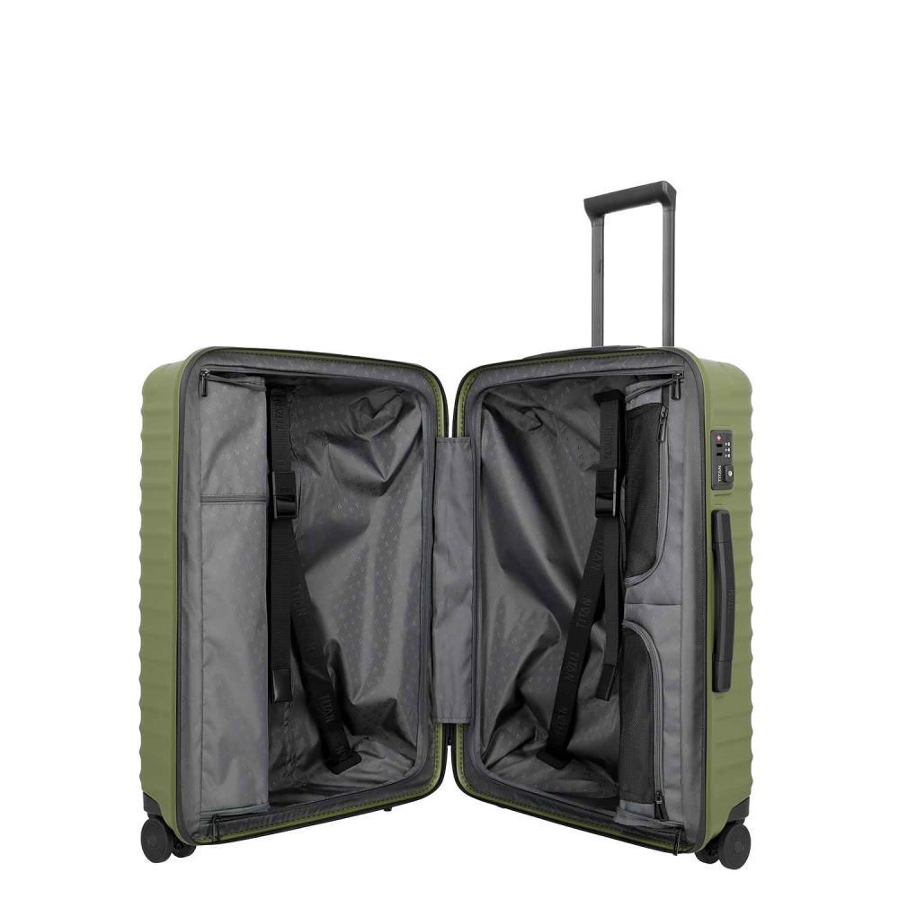 Titan Upgrade Forest Green 4 Doppelrollen Trolley M 69 cm