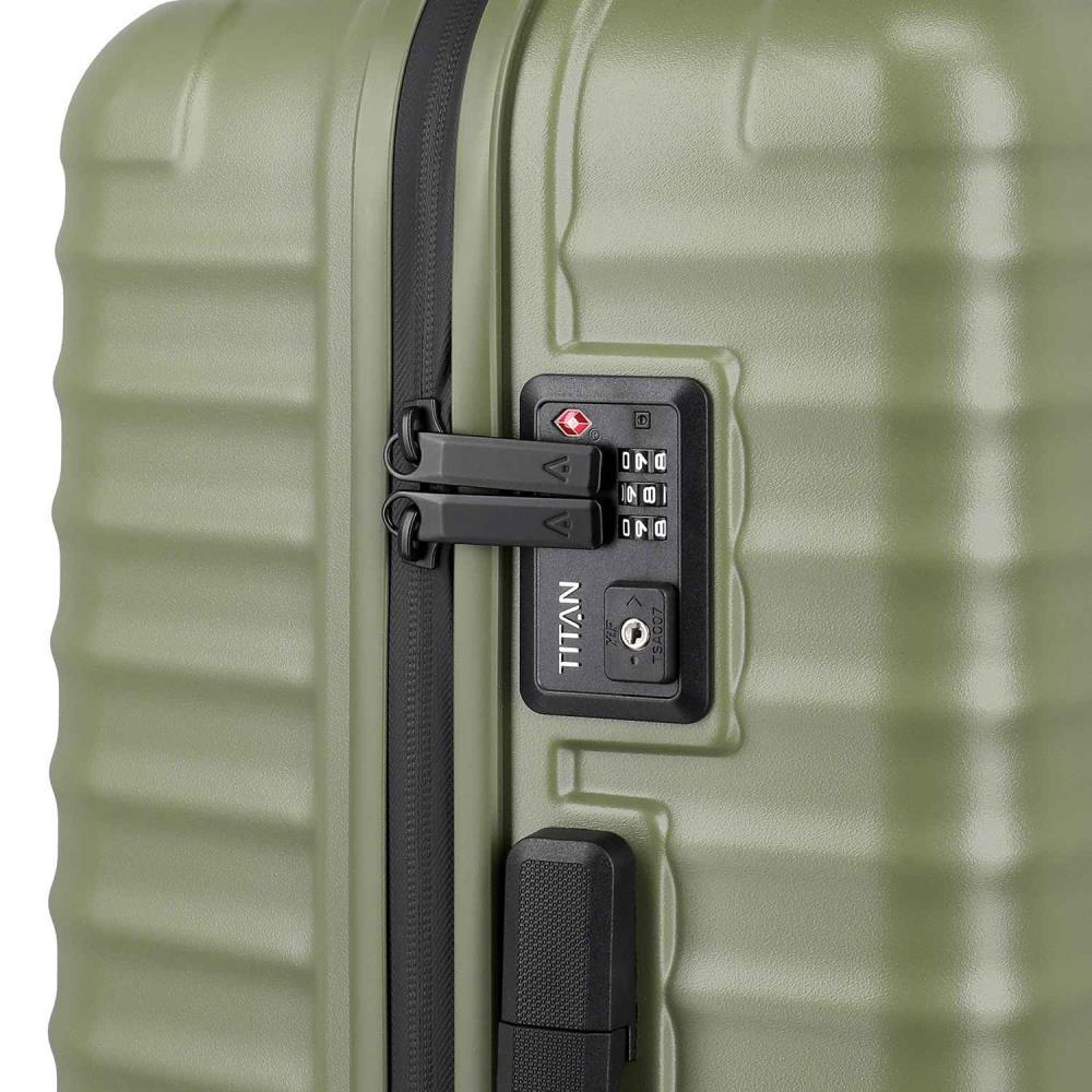 Titan Upgrade Forest Green 4 Doppelrollen Trolley M 69 cm