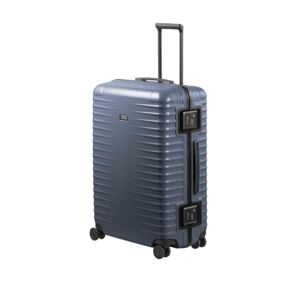 Titan Overseas Midnight Blue 4 Doppelrollen Trolley L 75 cm