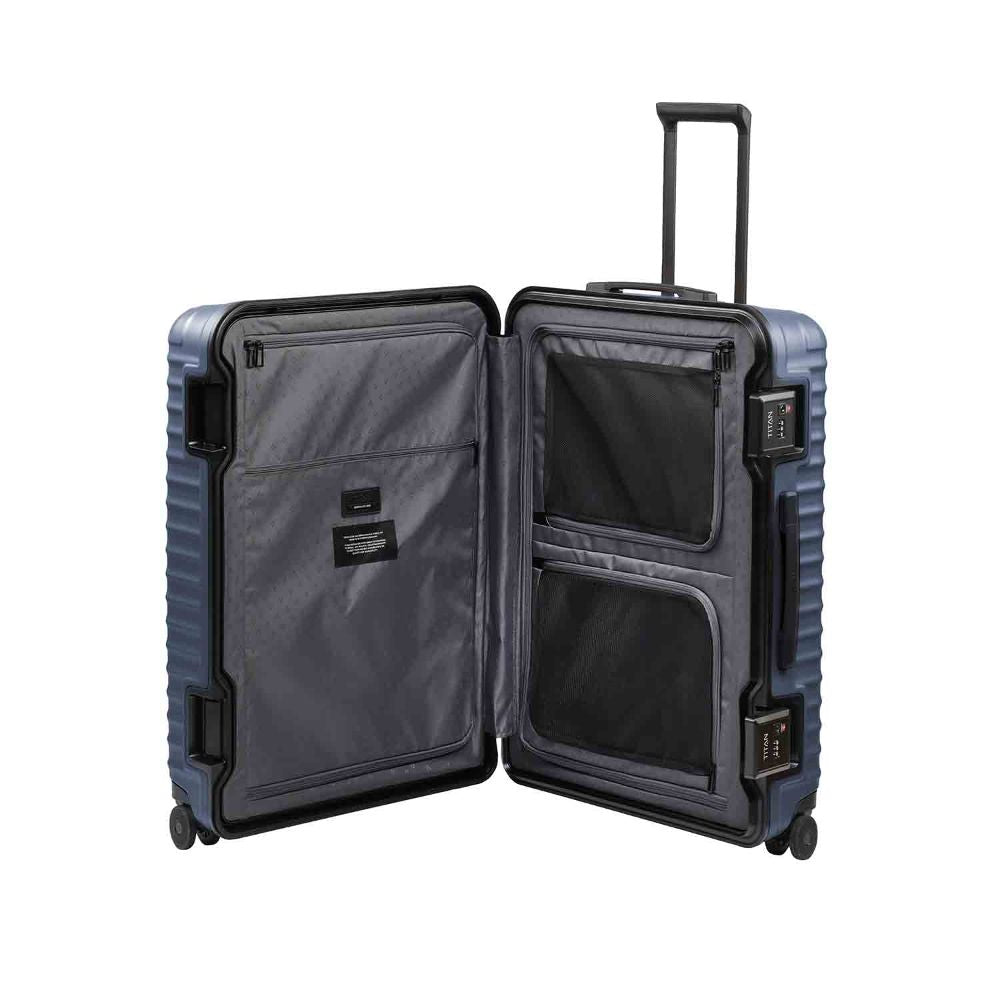 Titan Overseas Midnight Blue 4 Doppelrollen Trolley L 75 cm