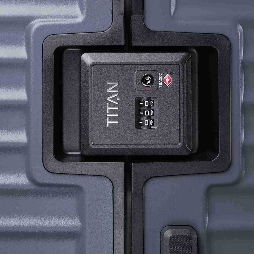 Titan Overseas Midnight Blue 4 Doppelrollen Trolley L 75 cm