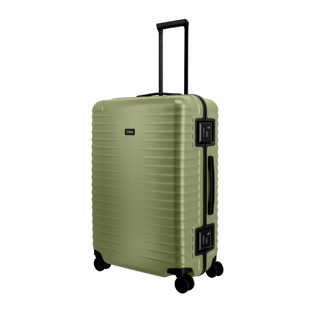 Titan Overseas Forest Green 4 Doppelrollen Trolley L 75 cm