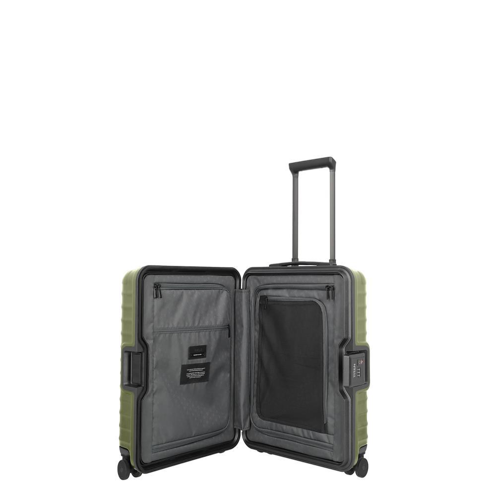 Titan Overseas Forest Green 4 Doppelrollen Trolley S20 55 cm