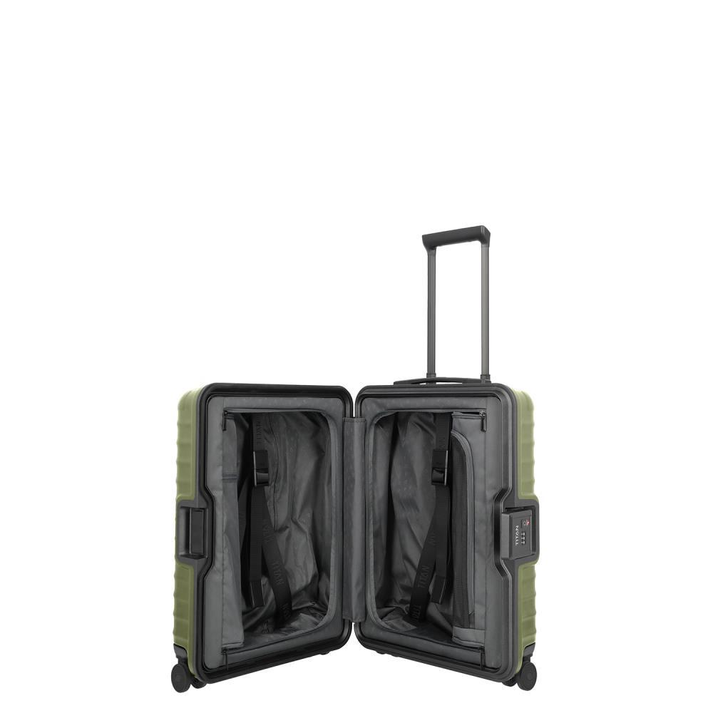 Titan Overseas Forest Green 4 Doppelrollen Trolley S20 55 cm