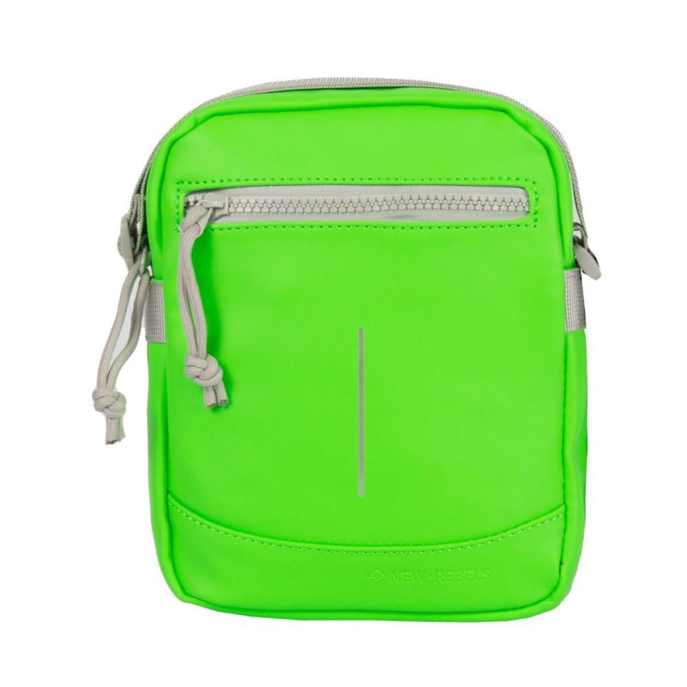 New Rebels Mart Neon Grün Topzip Umhängetasche