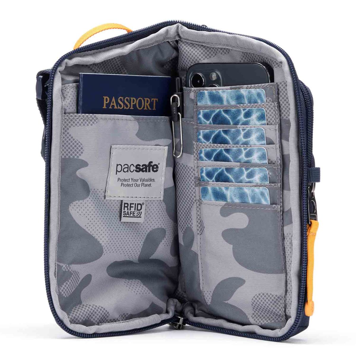 Pacsafe GO Tech Coastal Blue Anti-Theft Crossbody