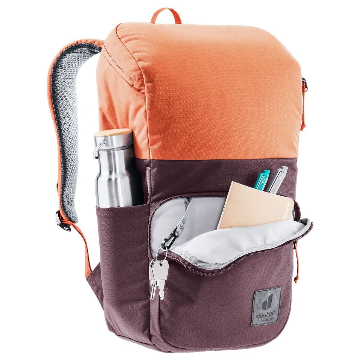 Deuter Overday Aubergine-Sienna Kinderrucksack