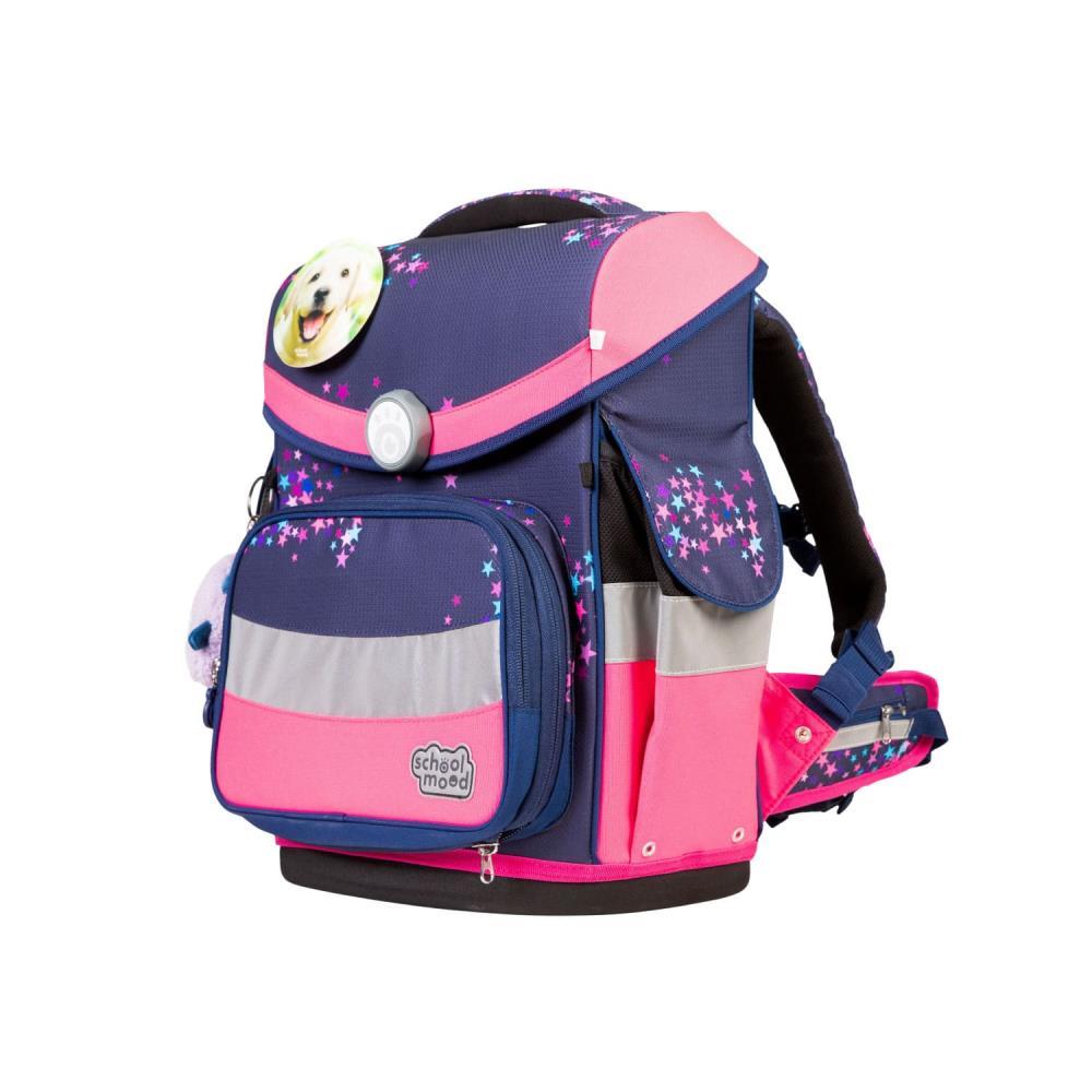 School Mood Timeless Pro Leni Hund Schulranzen Set 7tlg.