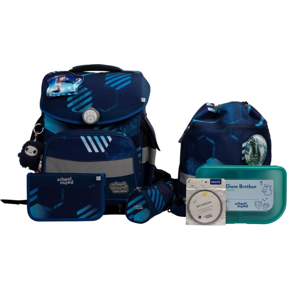School Mood Timeless Pro Jonas Fußball Schulranzen Set 7tlg.