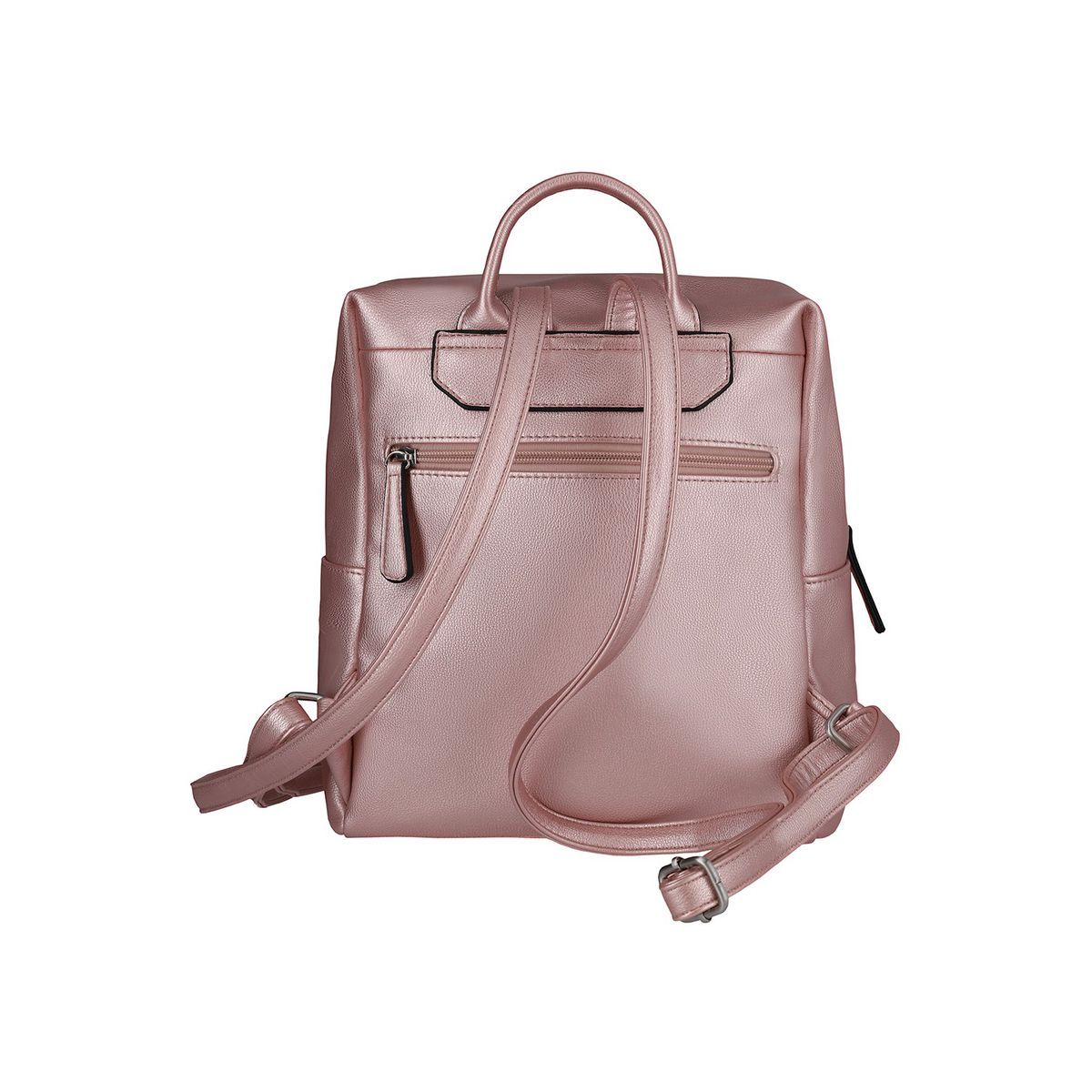 Titan Spotlight Zip Backpack Metallic Pink