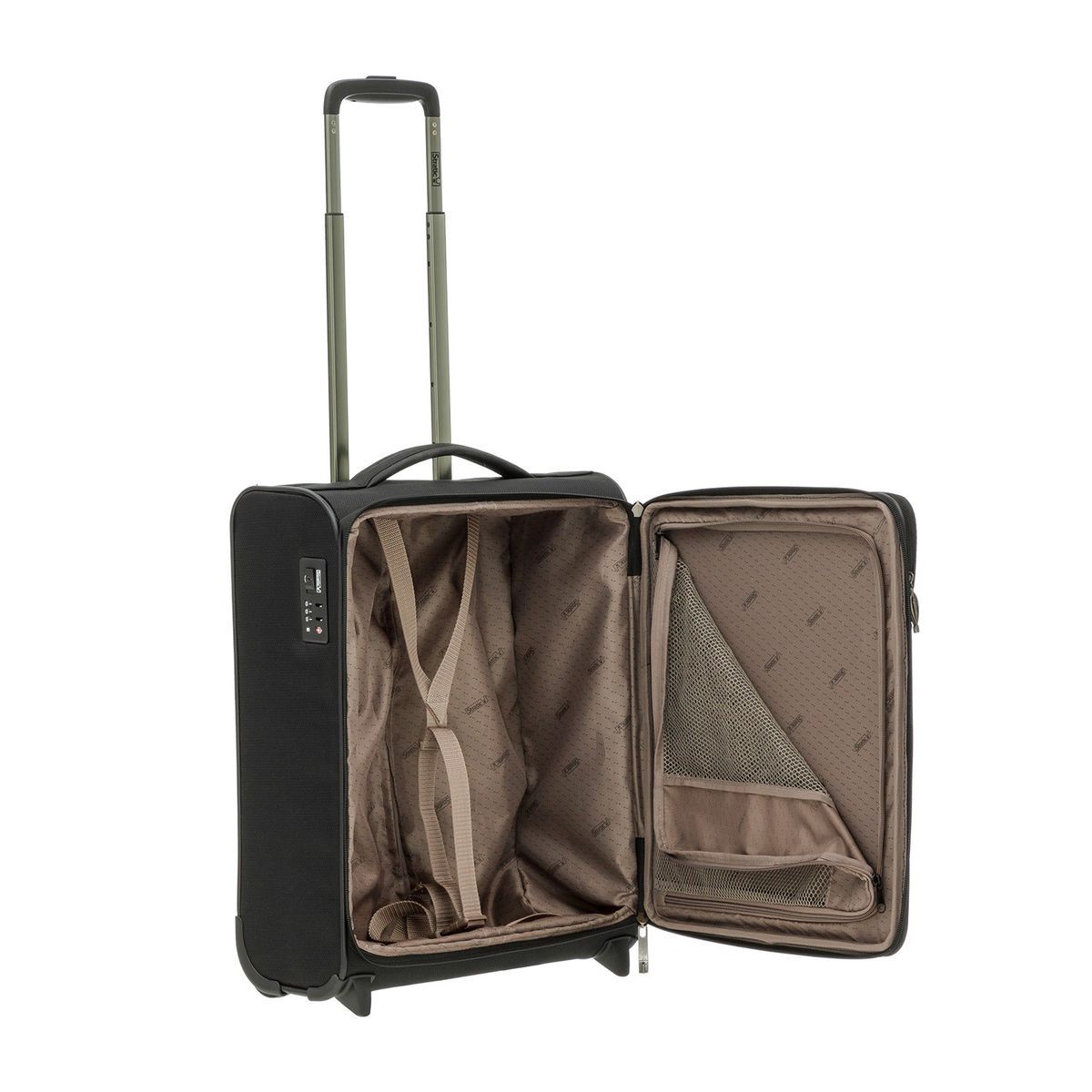 Stratic Light Black 2-Rollen Trolley S 53cm
