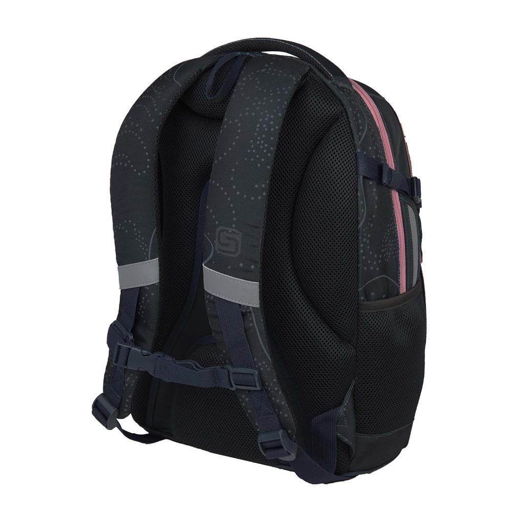 Walker Fame 2.0 Glow in the Dark Butterfly Anthracite Schulrucksack