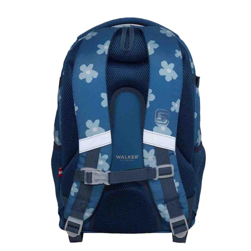 Walker Fame 2.0 Uni 90s Flower Blue Schulrucksack