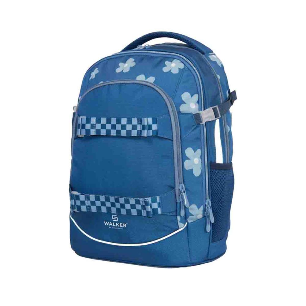 Walker Fame 2.0 Uni 90s Flower Blue Schulrucksack