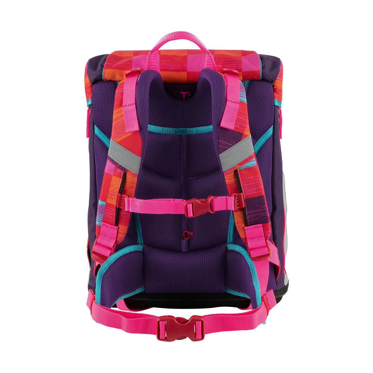 Scout Sunny Pink Rainbow Schulrucksack Set 4tlg.