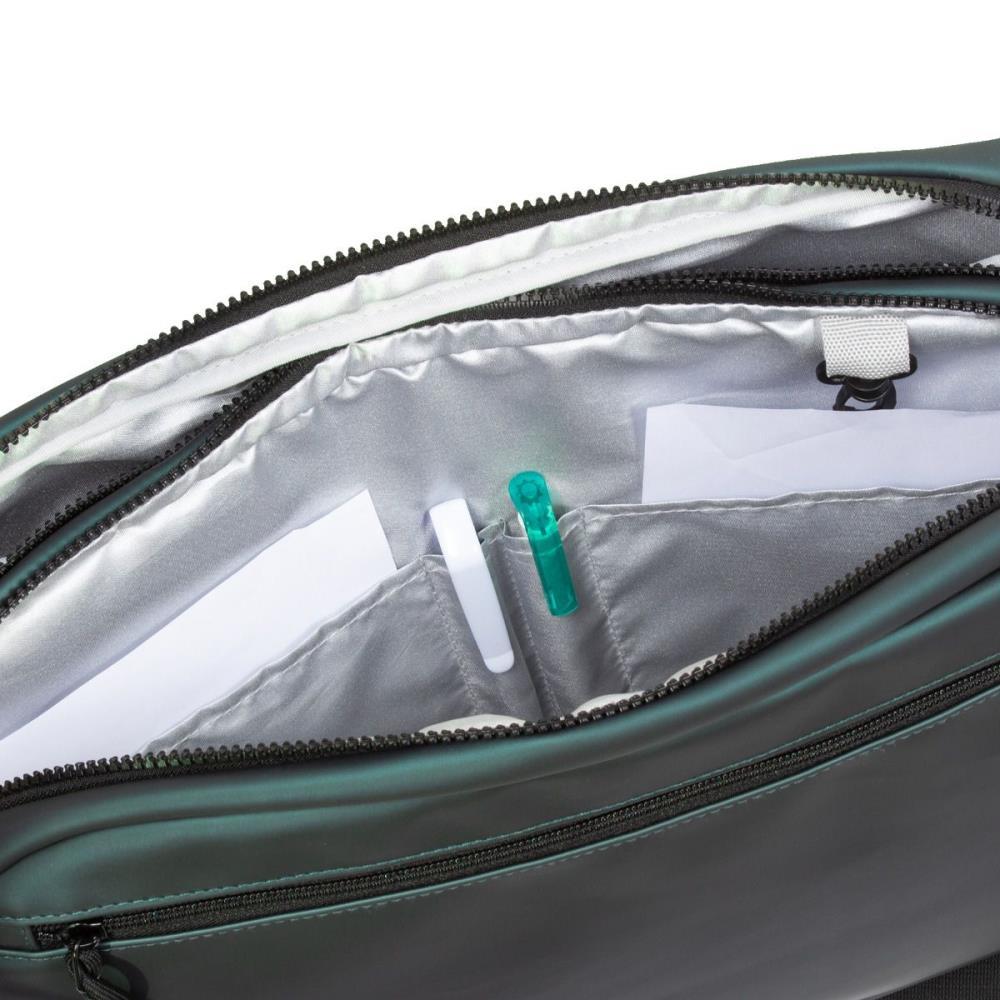 New Rebels William Dark Green Messenger Bag