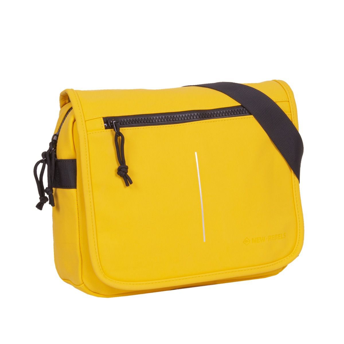 New Rebels Mart Yellow A5 Flapover Umhängetasche