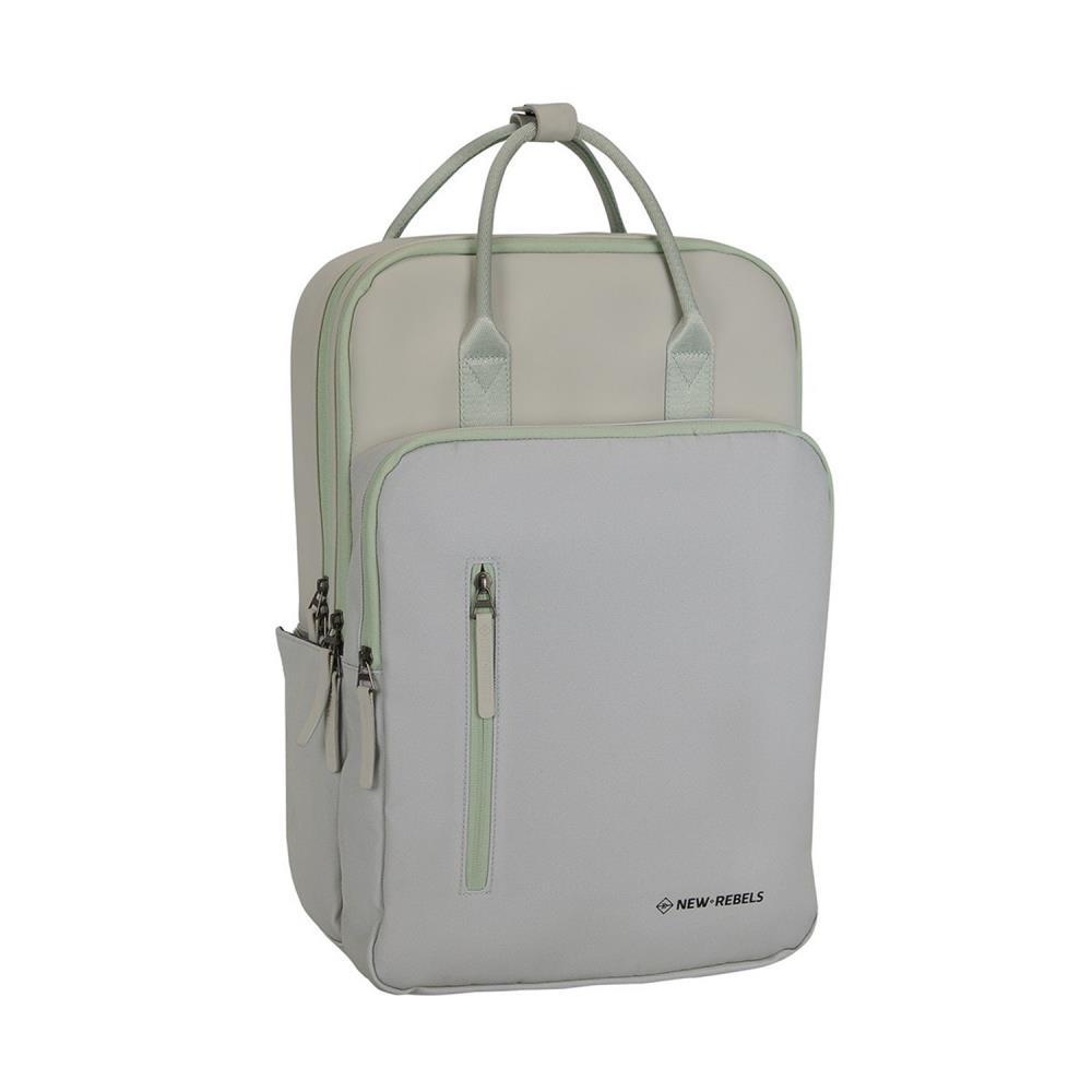 New Rebels Ceres Milwaukee Lime Light Grey Rucksack