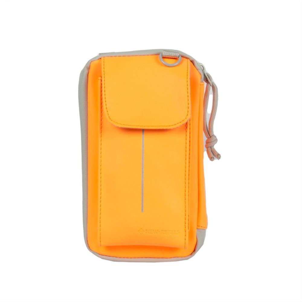 New Rebels Mart Cincinnati Neon Orange Flap Smartphonetasche