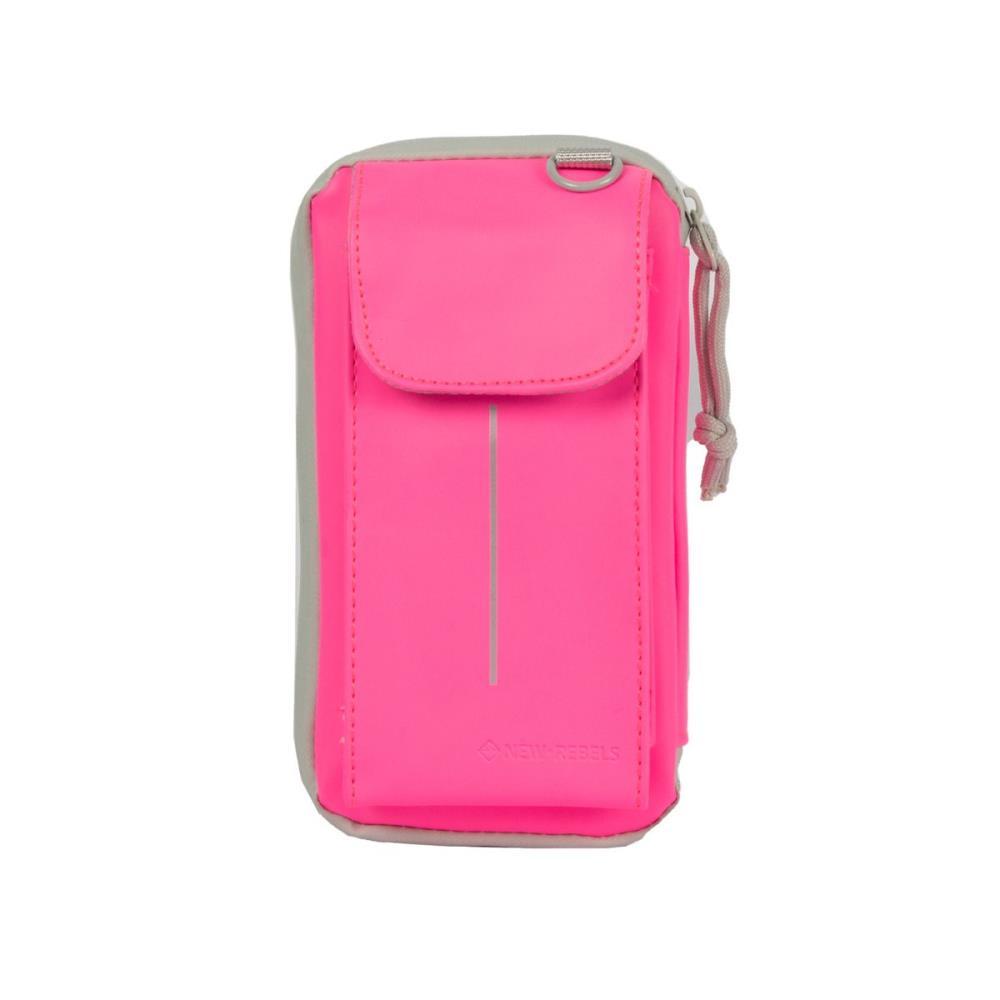 New Rebels Mart Cincinnati Neon Pink Flap Smartphonetasche