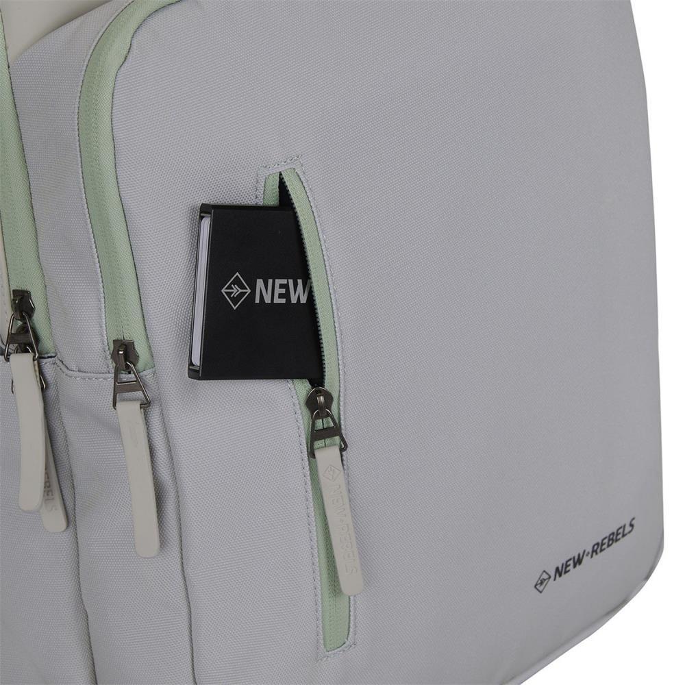 New Rebels Ceres Milwaukee Lime Light Grey Rucksack