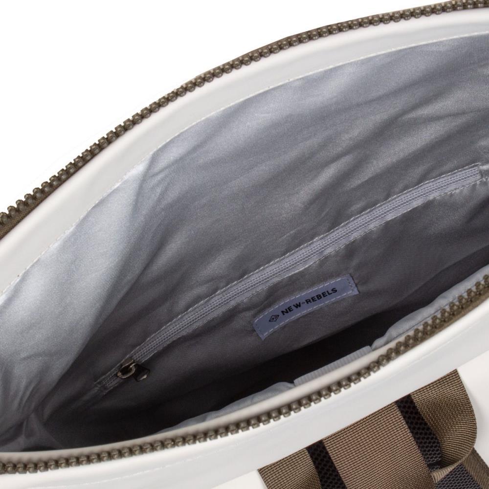 New Rebels Tim Beige Olive Rol Rucksack 16 l