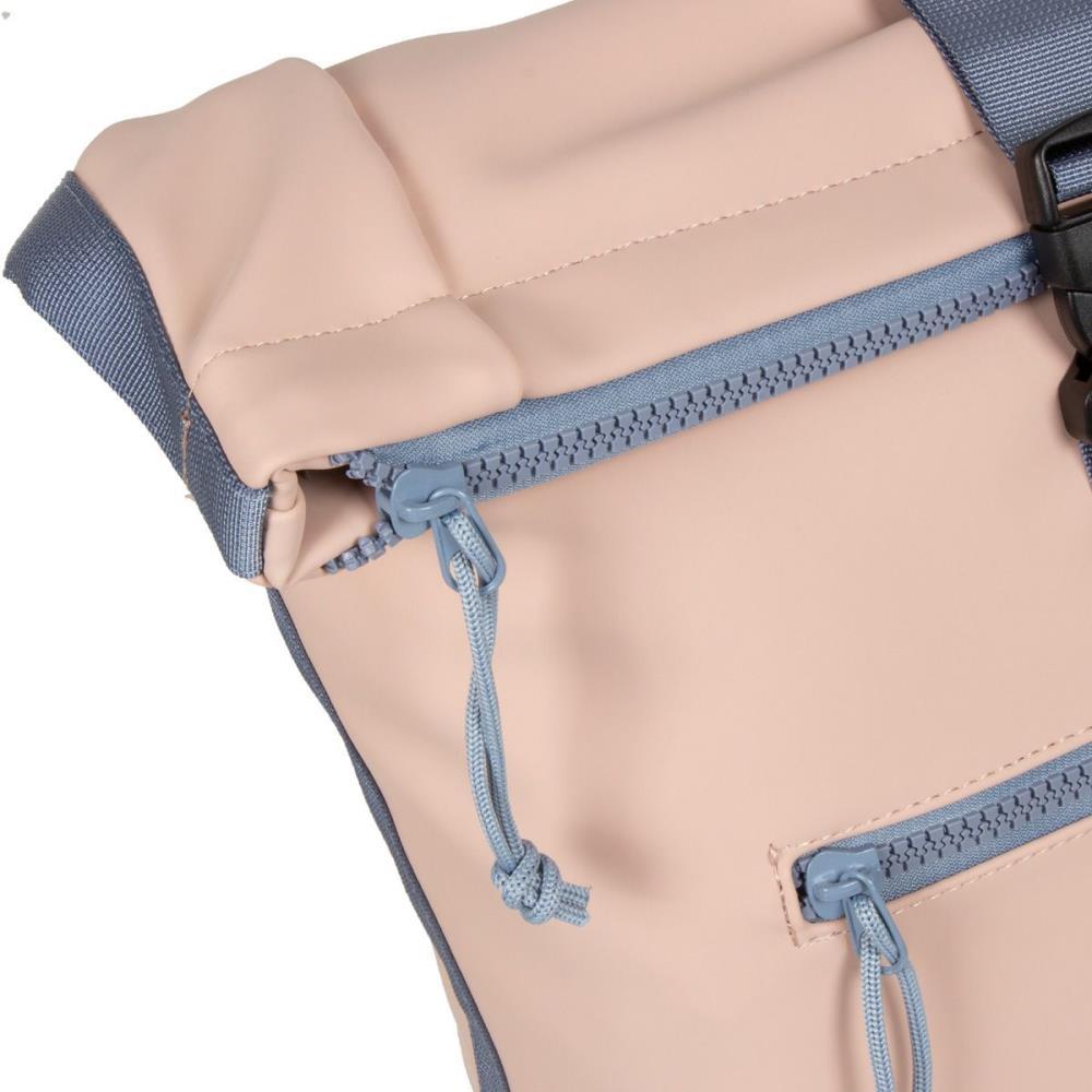 New Rebels Tim Soft Pink Soft Blue Rol Rucksack 16 l