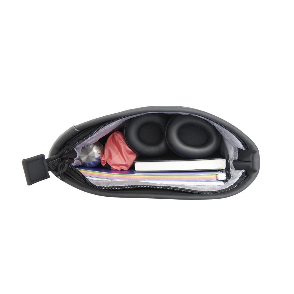 New Rebels Bowie New York Reflective Black Mini Rolltop Rucksack