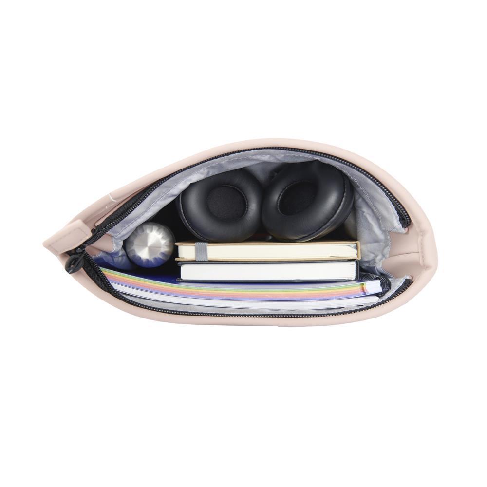 New Rebels Bowie New York Reflective Old Pink Mini Rolltop Rucksack