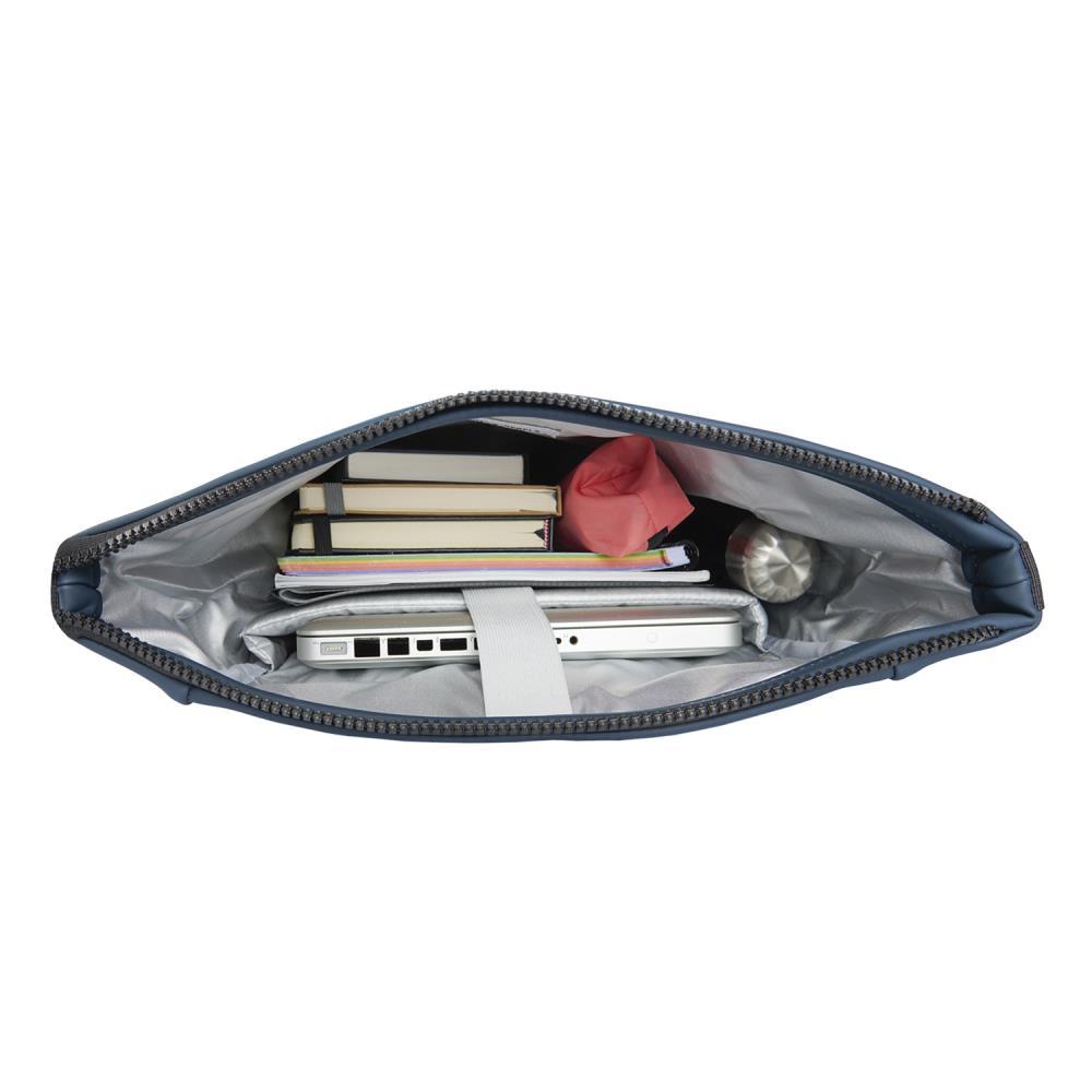 New Rebels Bowie New York Reflective Navy Rolltop Rucksack