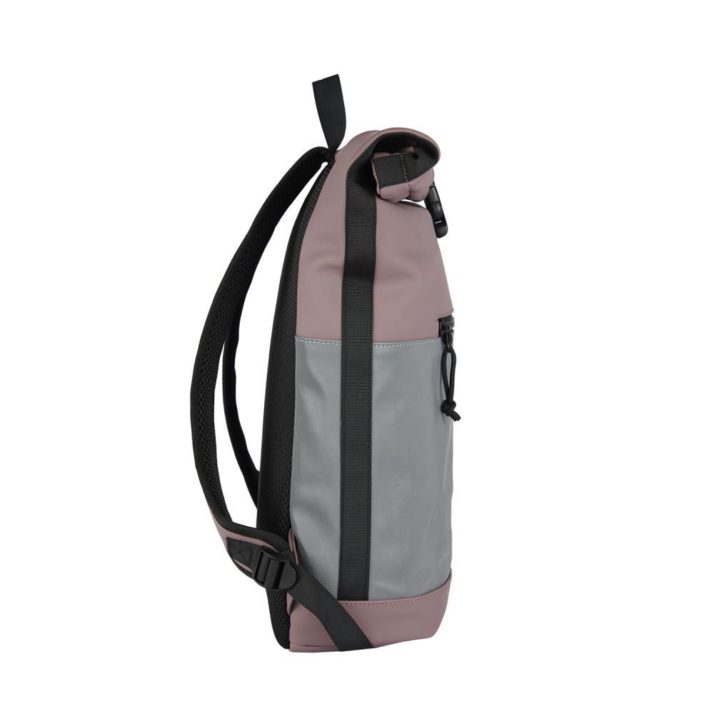 New Rebels Bowie New York Reflective Old Purple Rolltop Rucksack