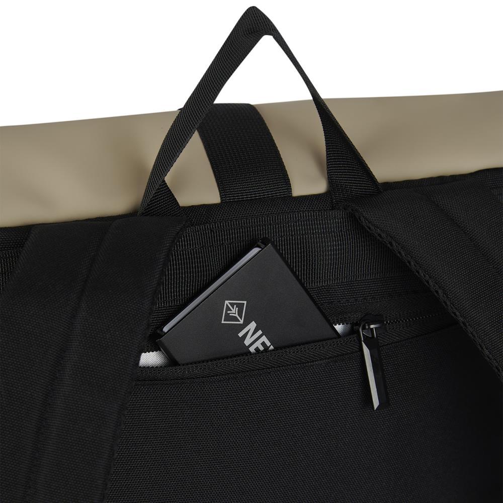 New Rebels Liam Montgomery Orange Beige Rolltop Rucksack