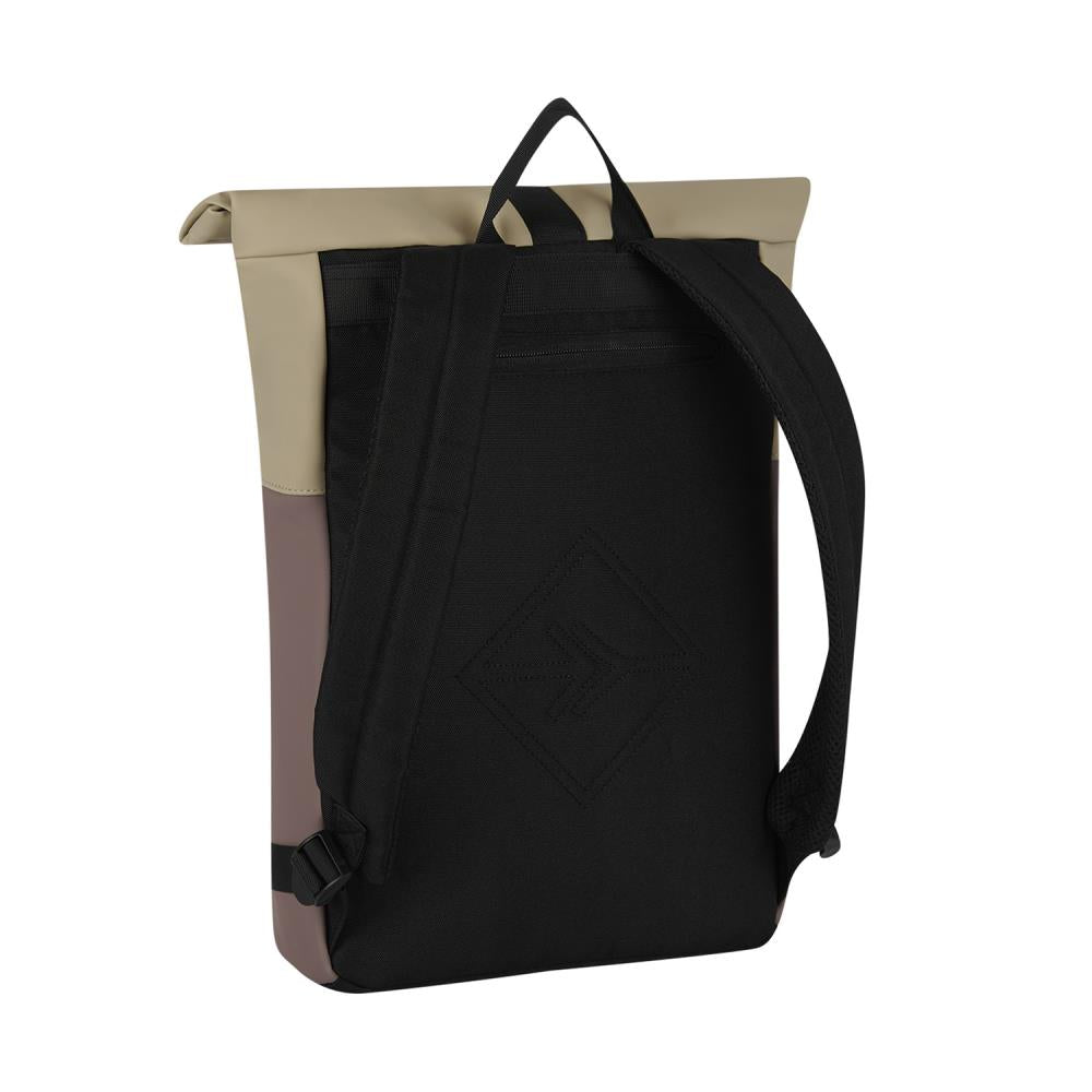 New Rebels Liam Montgomery Old Purple Beige Rolltop Rucksack