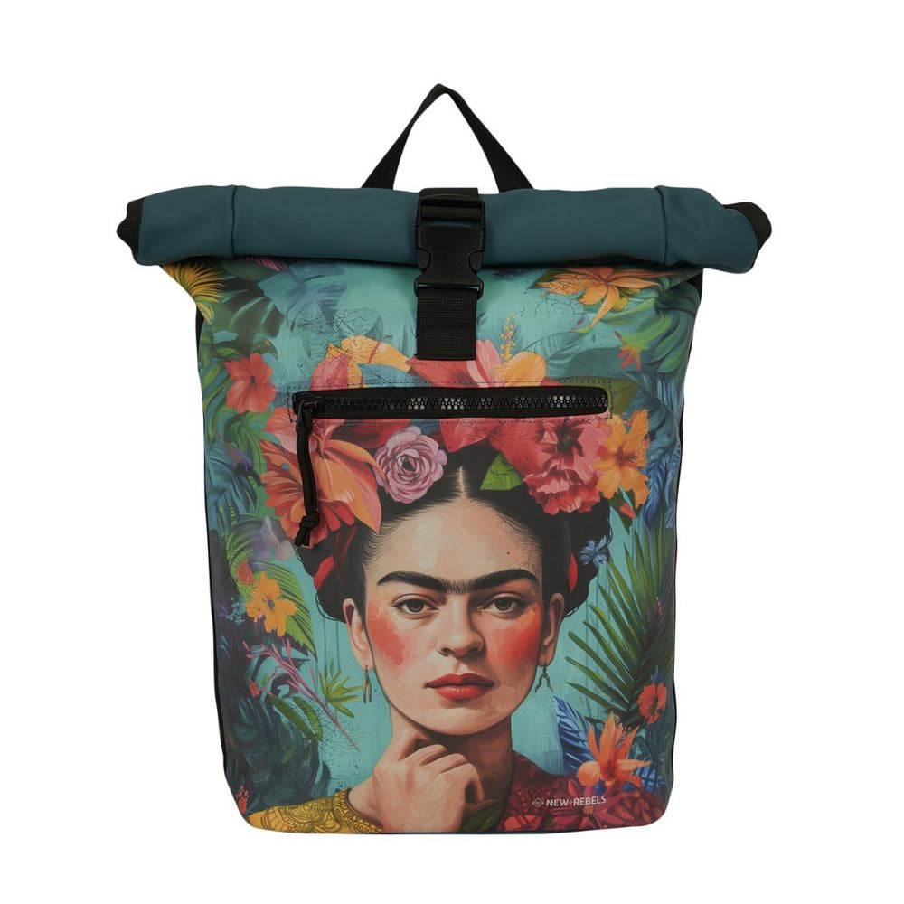 New Rebels Mart Art New York Flowerhead Rolltop Rucksack