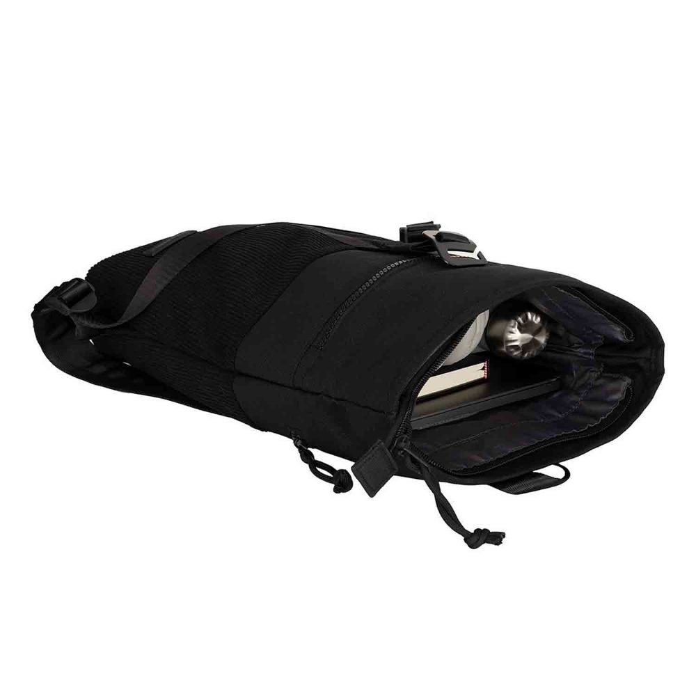 New Rebels Ribbi Los Angeles Black Rolltop Rucksack Mini