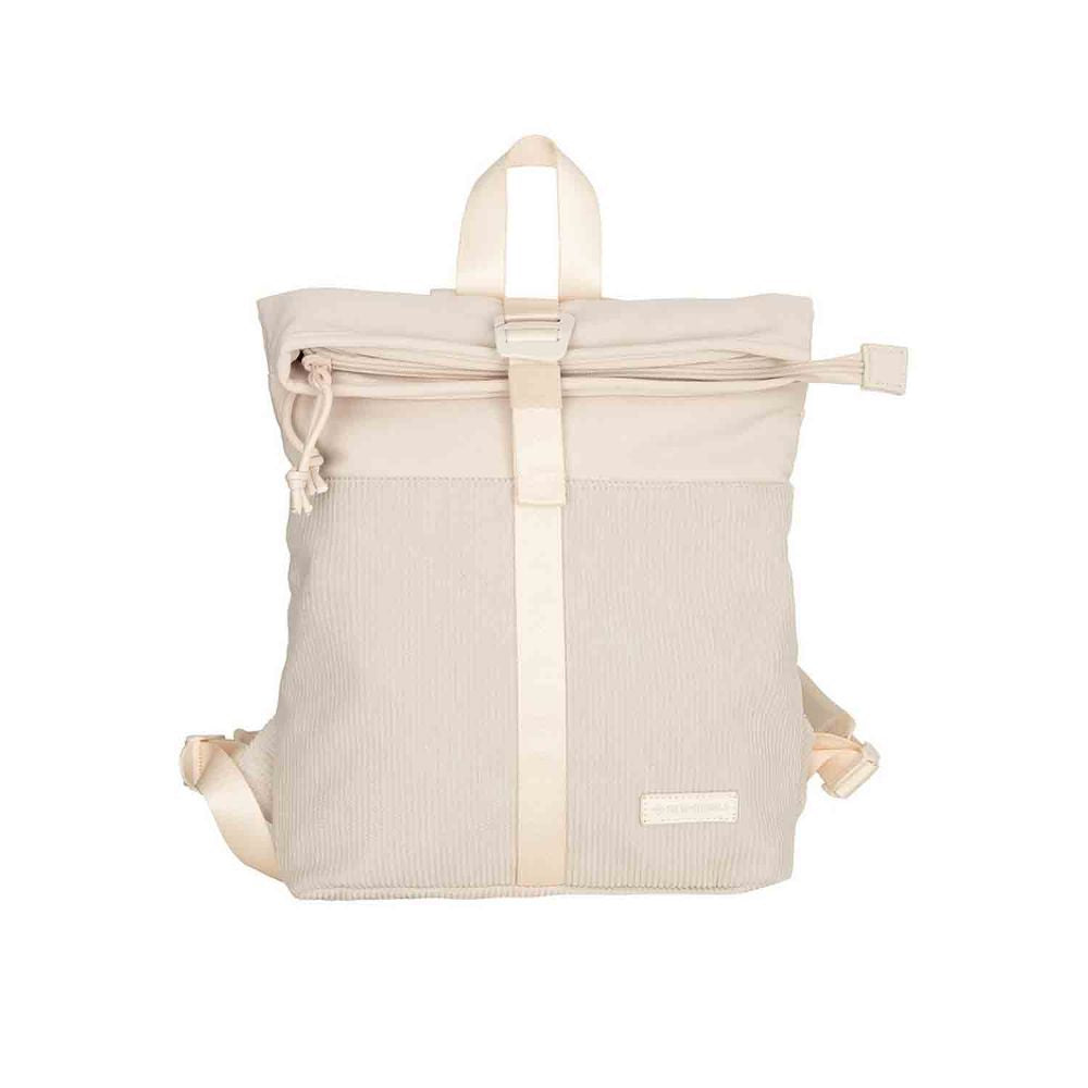 New Rebels Ribbi Los Angeles Beige Rolltop Rucksack Mini