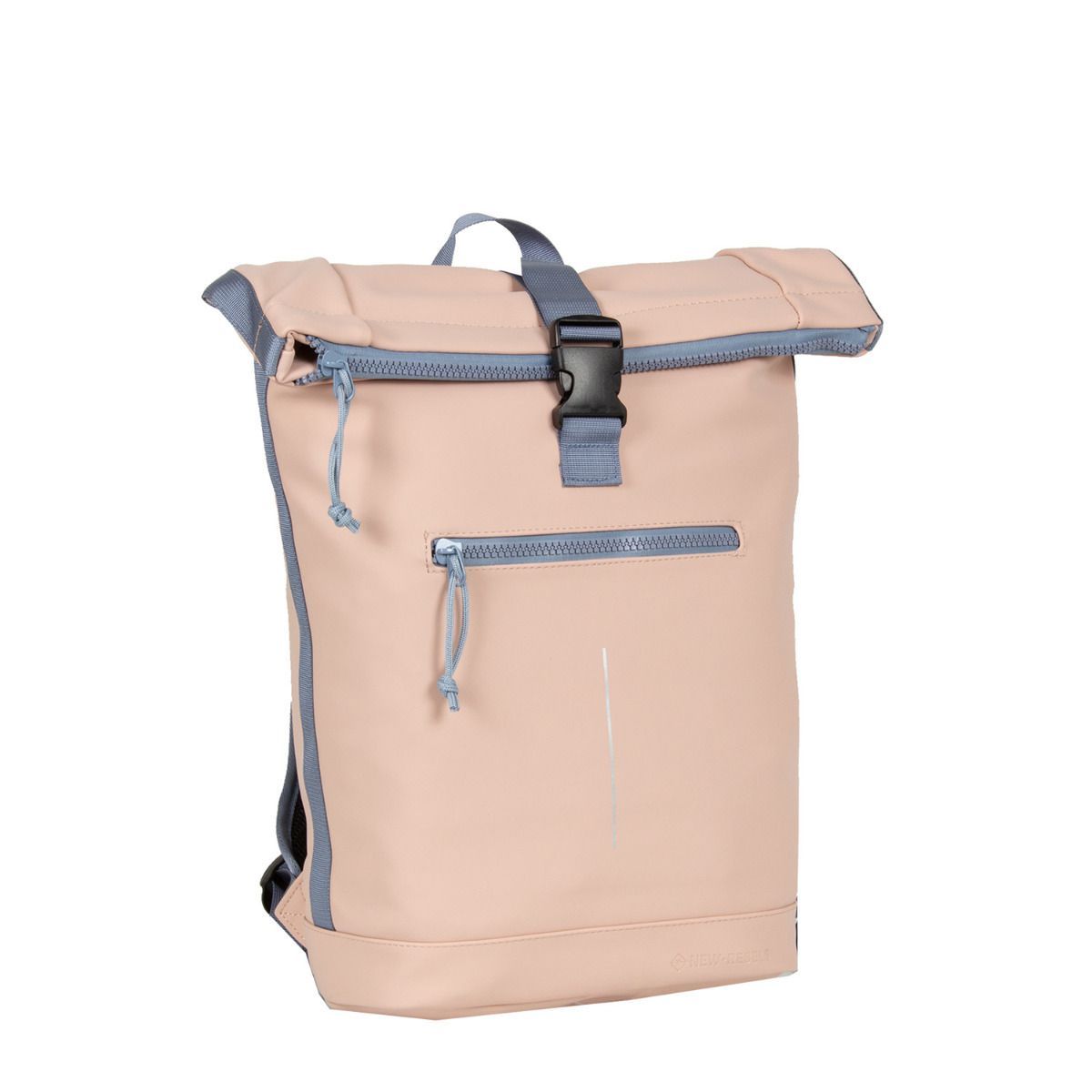 New Rebels Tim Soft Pink Soft Blue Rol Rucksack 16 l