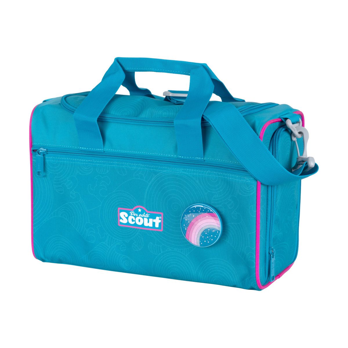 Scout Sunny II Dolphins Funny Snaps Schulranzen Set 4tlg.