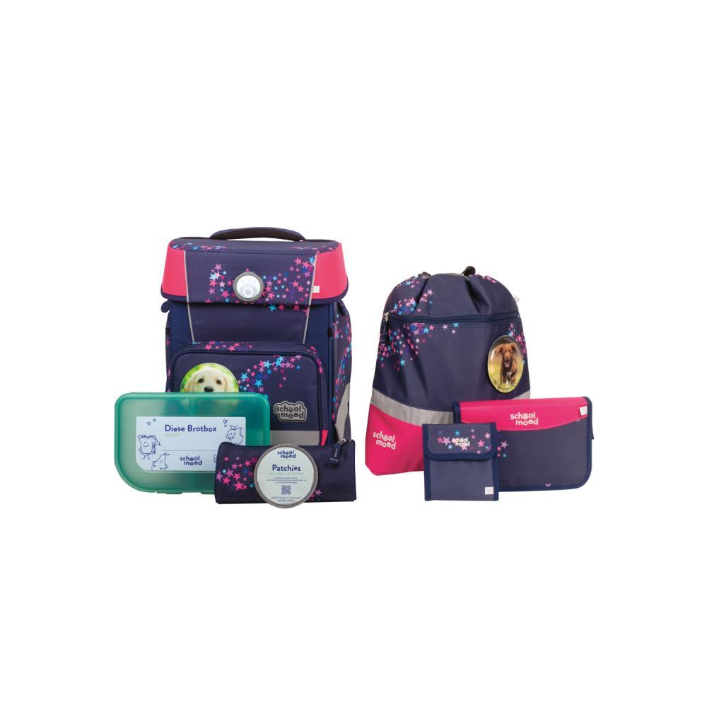 School Mood Champion Maxx Leni Hund Schulranzen Set 7tlg.