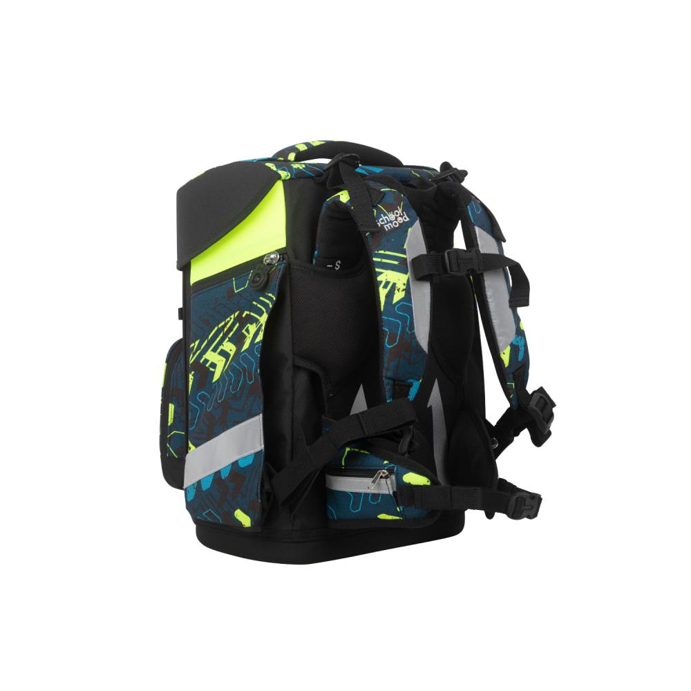 School Mood Champion Maxx Elias Rennwagen Schulranzen Set 7tlg.