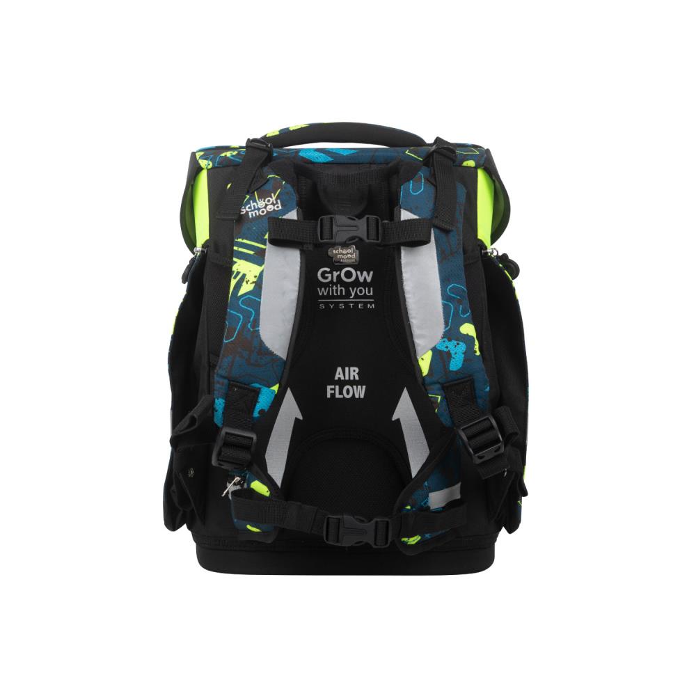 School Mood Champion Maxx Elias Rennwagen Schulranzen Set 7tlg.