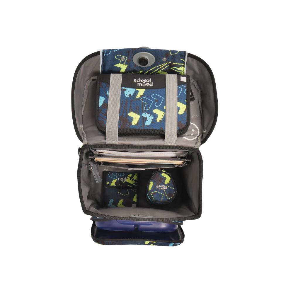 School Mood Champion Maxx Elias Rennwagen Schulranzen Set 7tlg.