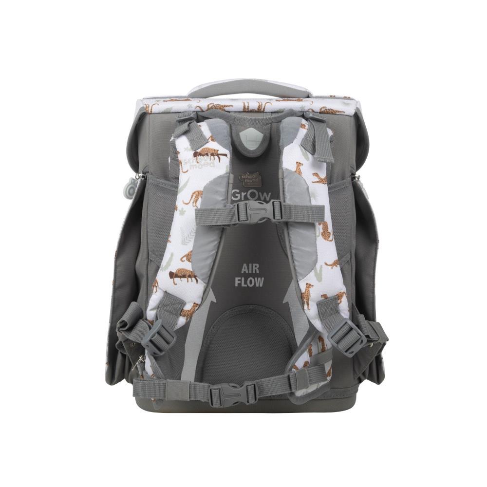 School Mood Champion Maxx Leopard Nordic Collection Schulranzen Set 7tlg.